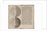 Leaf of book Sidereus Nuncius (Sidereal Messenger) by Galileo Galilei, 1610 by Galileo Galilei