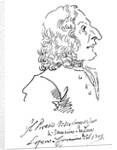 Caricature of composer Antonio Vivaldi, 1723 by Pier Leone Ghezzi