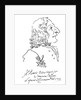 Caricature of composer Antonio Vivaldi, 1723 by Pier Leone Ghezzi
