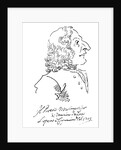 Caricature of composer Antonio Vivaldi, 1723 by Pier Leone Ghezzi