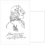 Caricature of composer Antonio Vivaldi, 1723 by Pier Leone Ghezzi