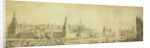Panoramic view of Moscow Kremlin by the End of the 18th century, End 1790s by Giacomo Antonio Domenico Quarenghi