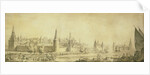 Panoramic view of Moscow Kremlin by the End of the 18th century, End 1790s by Giacomo Antonio Domenico Quarenghi