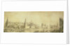 Panoramic view of Moscow Kremlin by the End of the 18th century, End 1790s by Giacomo Antonio Domenico Quarenghi