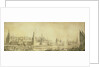 Panoramic view of Moscow Kremlin by the End of the 18th century, End 1790s by Giacomo Antonio Domenico Quarenghi