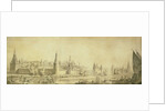 Panoramic view of Moscow Kremlin by the End of the 18th century, End 1790s by Giacomo Antonio Domenico Quarenghi