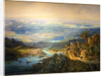 The Suez Canal, 1864 by Alberto Rieger
