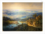 The Suez Canal, 1864 by Alberto Rieger