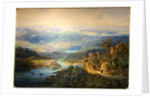 The Suez Canal, 1864 by Alberto Rieger