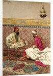 The backgammon players by Giulio Rosati