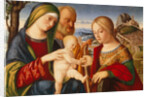 The Mystical Marriage of Saint Catherine by Francesco di Bernardo de Vecchi Santacroce