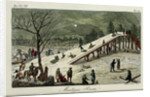 A roller coaster. Illustration from Il costume antico e moderno o storia del governo? by Giulio Ferrario, 1831 by Luigi Giarrè