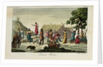 Russian dance. Illustration from Il costume antico e moderno o storia del governo? by Giulio Ferrario, 1831 by Luigi Giarrè