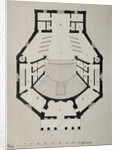 Downstairs Floor Plan by Giacomo Antonio Domenico Quarenghi