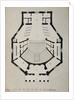 Downstairs Floor Plan by Giacomo Antonio Domenico Quarenghi
