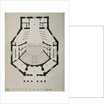 Downstairs Floor Plan by Giacomo Antonio Domenico Quarenghi
