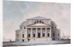 Facade of the Stock Exchange Building in Saint Petersburg, 1783 by Giacomo Antonio Domenico Quarenghi