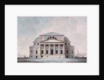 Facade of the Stock Exchange Building in Saint Petersburg, 1783 by Giacomo Antonio Domenico Quarenghi