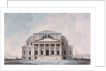 Facade of the Stock Exchange Building in Saint Petersburg, 1783 by Giacomo Antonio Domenico Quarenghi