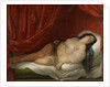 An odalisque in red interior, Early 19th cen by Natale Schiavoni