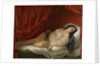 An odalisque in red interior, Early 19th cen by Natale Schiavoni