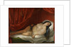 An odalisque in red interior, Early 19th cen by Natale Schiavoni