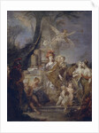 Catherine II as Minerva in the Circle of the Muses by Stefano Torelli