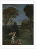 Landscape with Tobias laying hold of the Fish, c. 1612 by Domenichino