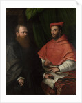 Cardinal Ippolito de Medici and Monsignor Mario Bracci, after 1532 by Girolamo da Carpi
