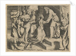 The Queen of Sheba Bringing Gifts to King Solomon by Sisto Rosa