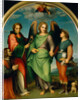 The Archangel Raphael with Tobias, St Lawrence and the Donor, Leonardo di Lorenzo Morelli, 1512 by Andrea del Sarto