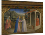 The Visitation (The Annunciation retable with 5 Predella scenes), 1430-1432 by Fra Giovanni da Fiesole Angelico