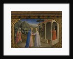 The Visitation (The Annunciation retable with 5 Predella scenes), 1430-1432 by Fra Giovanni da Fiesole Angelico