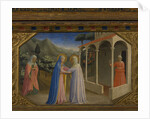 The Visitation (The Annunciation retable with 5 Predella scenes), 1430-1432 by Fra Giovanni da Fiesole Angelico