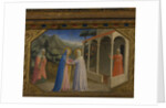 The Visitation (The Annunciation retable with 5 Predella scenes), 1430-1432 by Fra Giovanni da Fiesole Angelico