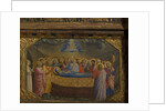The Death of the Virgin (The Annunciation retable with 5 Predella scenes), 1430-1432 by Fra Giovanni da Fiesole Angelico