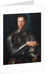 Portrait of Grand Duke of Tuscany Cosimo I de Medici in armour, ca 1545 by Agnolo Bronzino