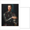 Portrait of Grand Duke of Tuscany Cosimo I de Medici in armour, ca 1545 by Agnolo Bronzino