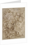 Studies for a Holy Family with John the Baptist as Child, 1505 by Michelangelo Buonarroti