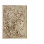 Studies for a Holy Family with John the Baptist as Child, 1505 by Michelangelo Buonarroti