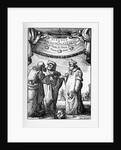 Frontispiece of the Dialogue Concerning the Two Chief World Systems by Galileo Galilei, 1632 by Stefano Della Bella