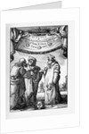 Frontispiece of the Dialogue Concerning the Two Chief World Systems by Galileo Galilei, 1632 by Stefano Della Bella
