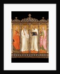 Saints Mary Magdalene, Benedict, Bernard of Clairvaux and Catherine of Alexandria, ca 1380 by Agnolo Gaddi