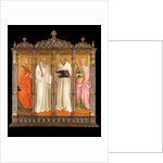 Saints Mary Magdalene, Benedict, Bernard of Clairvaux and Catherine of Alexandria, ca 1380 by Agnolo Gaddi