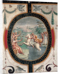 Cloelia Passing the Tiber, Mid of 16th cen by Cristofano Gherardi