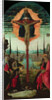 Altarpiece: the Trinity, the Virgin, Saint John and Donors, c. 1480 by Jacopo del Sellaio