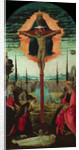 Altarpiece: the Trinity, the Virgin, Saint John and Donors, c. 1480 by Jacopo del Sellaio