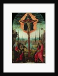 Altarpiece: the Trinity, the Virgin, Saint John and Donors, c. 1480 by Jacopo del Sellaio