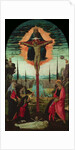 Altarpiece: the Trinity, the Virgin, Saint John and Donors, c. 1480 by Jacopo del Sellaio