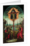 Altarpiece: the Trinity, the Virgin, Saint John and Donors, c. 1480 by Jacopo del Sellaio